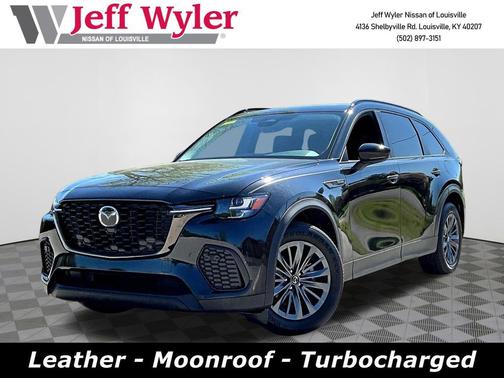 Jet Black Mica 2025 Mazda CX-70 3.3 Turbo Preferred Package