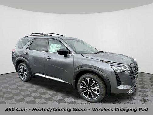 Gun Metallic 2026 Nissan Pathfinder Platinum