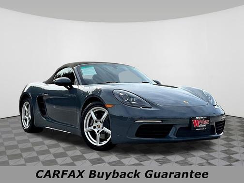Graphite Blue Metallic 2017 Porsche 718 Boxster Base