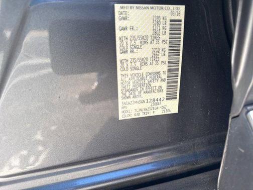 2016 Nissan Murano Platinum