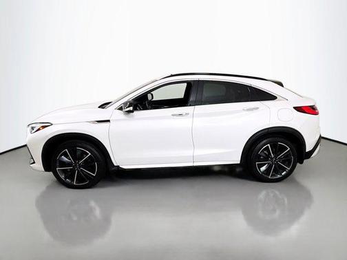 Radiant White 2023 INFINITI QX55 ESSENTIAL
