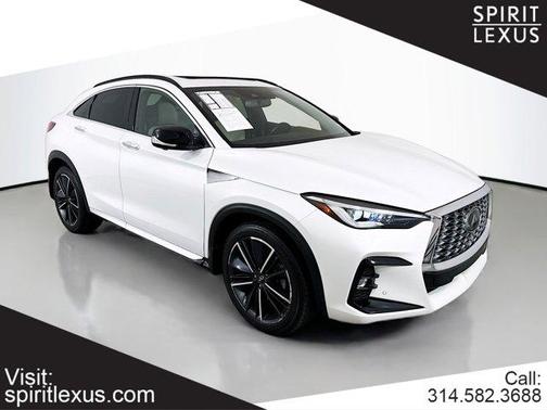 Radiant White 2023 INFINITI QX55 ESSENTIAL