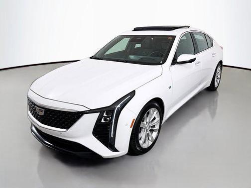 Summit White 2025 Cadillac CT5 Premium Luxury