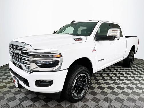 Bright White Clearcoat 2026 RAM 2500 Laramie Crew Cab 4x4 6'4' Box