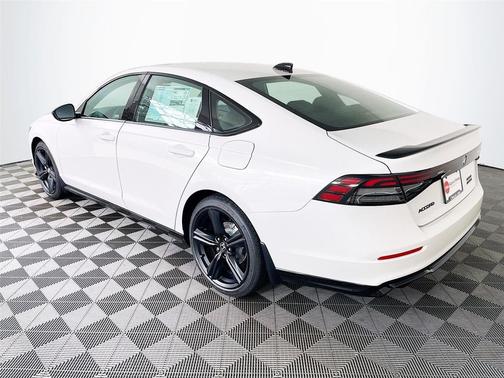 Platinum White Pearl 2026 Honda Accord Hybrid Sport-L