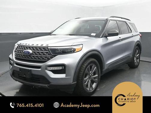 Silver Metallic 2021 Ford Explorer XLT