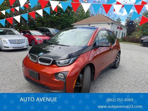 Solar Orange Metallic w/Frozen Gray Accent 2015 BMW i3 Base w/Range Extender