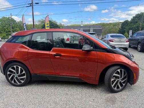 Solar Orange Metallic w/Frozen Gray Accent 2015 BMW i3 Base w/Range Extender