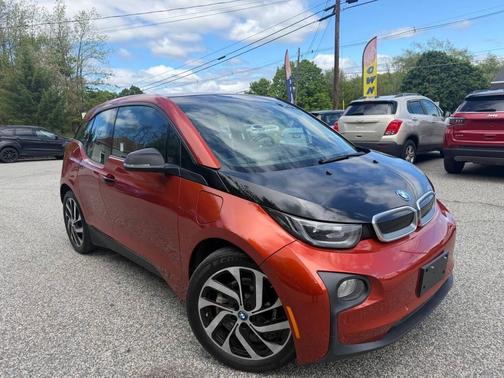 Solar Orange Metallic w/Frozen Gray Accent 2015 BMW i3 Base w/Range Extender