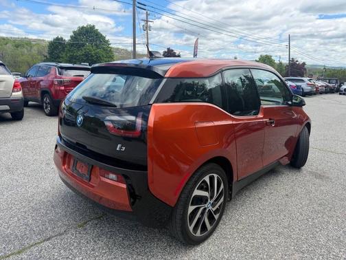 Solar Orange Metallic w/Frozen Gray Accent 2015 BMW i3 Base w/Range Extender