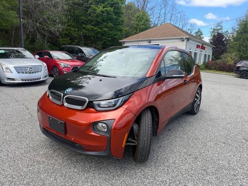 Solar Orange Metallic w/Frozen Gray Accent 2015 BMW i3 Base w/Range Extender
