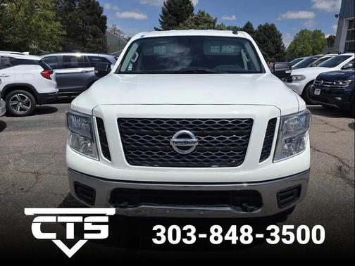 White 2019 Nissan Titan SV Truck