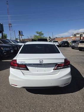 White 2013 Honda Civic EX-L