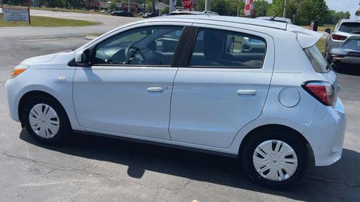 White Diamond 2022 Mitsubishi Mirage ES