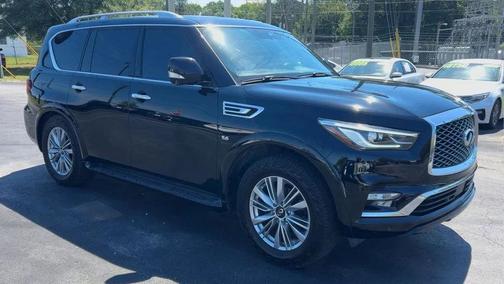 Black Obsidian 2019 INFINITI QX80 Luxe