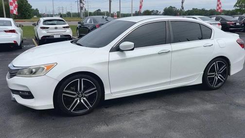 White Orchid Pearl 2017 Honda Accord Sport