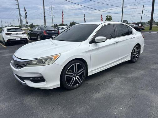 White Orchid Pearl 2017 Honda Accord Sport