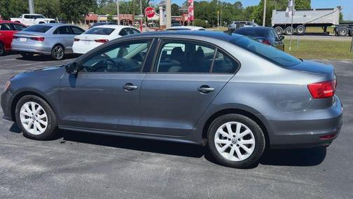 Platinum Gray Metallic 2015 Volkswagen Jetta 1.8T SE