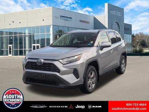 Silver Sky Metallic 2023 Toyota RAV4 Hybrid LE