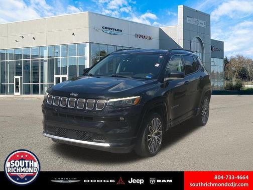Diamond Black 2022 Jeep Compass Limited