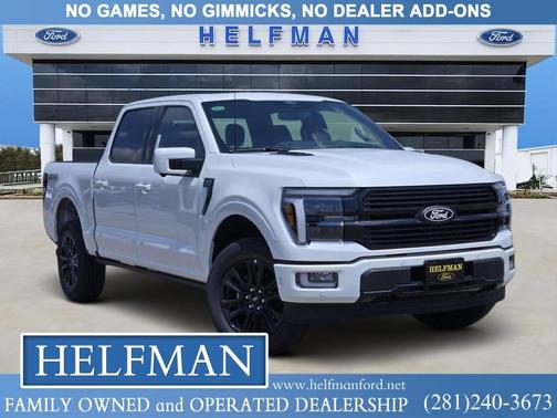 Star White 2025 Ford F-150 Platinum