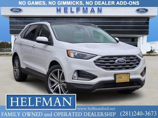 Star White 2023 Ford Edge Titanium
