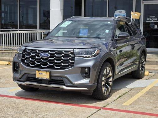 Carbonized Gray Metallic 2025 Ford Explorer Platinum