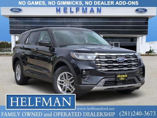 Agate Black Metallic 2026 Ford Explorer Active