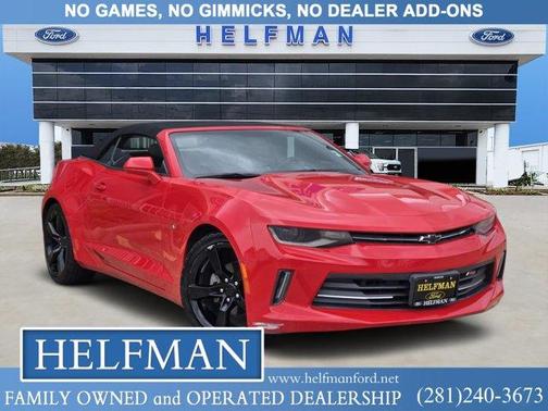 Red 2017 Chevrolet Camaro 1LT