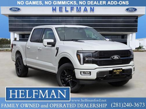 Star White 2025 Ford F-150 Platinum
