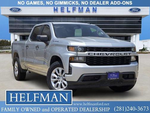 Silver Ice Metallic 2020 Chevrolet Silverado 1500 Custom