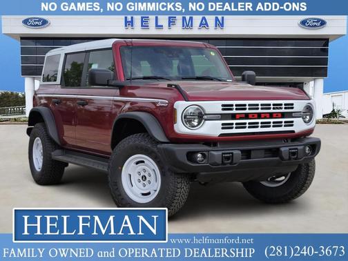 Ruby Red Metallic Tinted Clearcoat 2026 Ford Bronco Heritage Edition