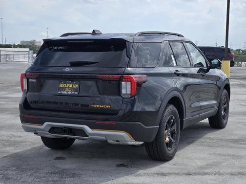 Agate Black Metallic 2026 Ford Explorer Tremor