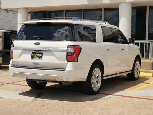 White Platinum Tri-Coat Metallic 2018 Ford Expedition Max Platinum