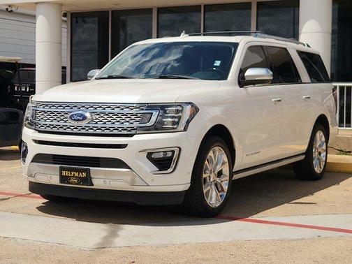 White Platinum Tri-Coat Metallic 2018 Ford Expedition Max Platinum