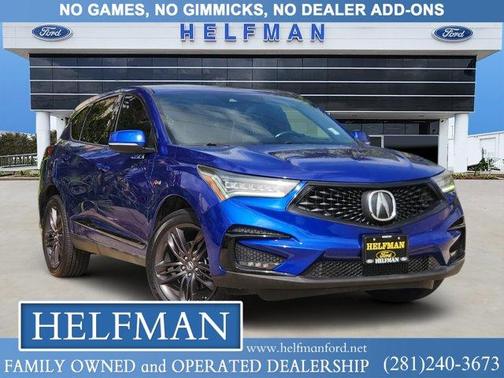 Apex Blue Pearl 2021 Acura RDX A-Spec