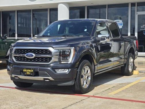 Antimatter Blue Metallic 2021 Ford F-150 Platinum