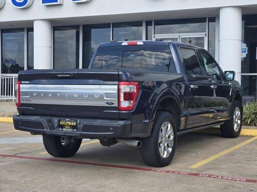 Antimatter Blue Metallic 2021 Ford F-150 Platinum