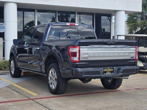 Antimatter Blue Metallic 2021 Ford F-150 Platinum