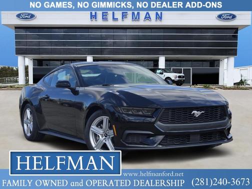 Shadow Black 2026 Ford Mustang EcoBoost