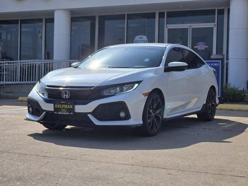 White Orchid Pearl 2018 Honda Civic Sport