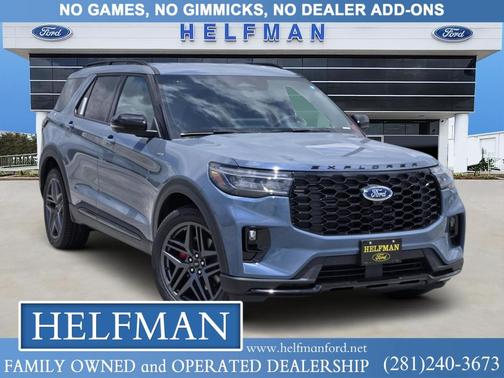 Vapor Blue Metallic 2026 Ford Explorer ST-Line