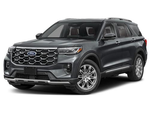 Carbonized Gray Metallic 2026 Ford Explorer Platinum