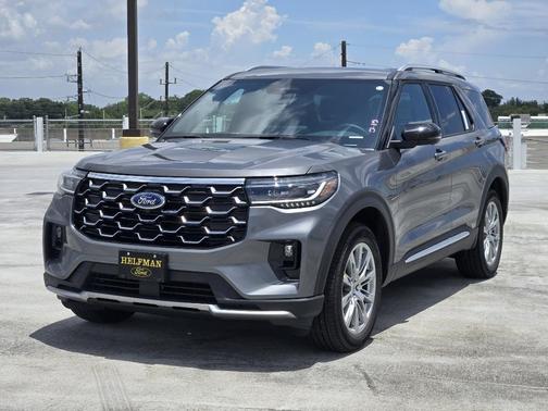 Carbonized Gray Metallic 2026 Ford Explorer Platinum