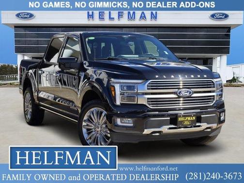 Agate Black Metallic 2024 Ford F-150 Platinum