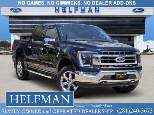 Antimatter Blue Metallic 2022 Ford F-150 Lariat
