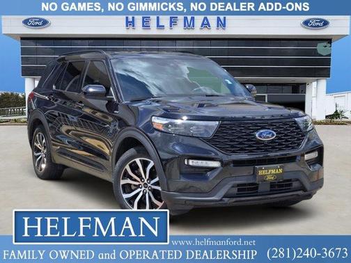 Agate Black Metallic 2023 Ford Explorer ST-Line