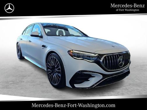 Moonlight White 2026 Mercedes-Benz AMG E 53 Base