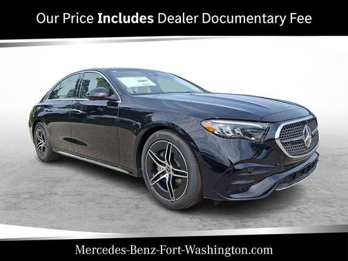 Black 2026 Mercedes-Benz E-Class E 350 4MATIC