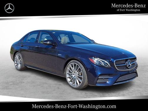 Lunar Blue Metallic 2018 Mercedes-Benz AMG E 43 Base 4MATIC